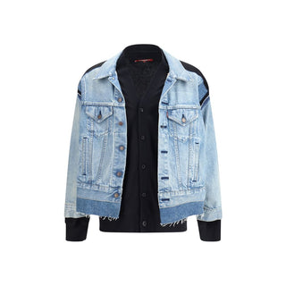 Junya Watanabe Denim Jacket with Cardigan