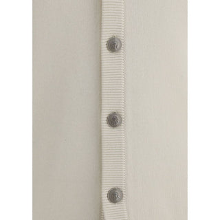 Brunello Cucinelli White Cashmere Cardigan