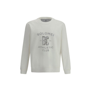 Brunello Cucinelli White Cotton Sweatshirt