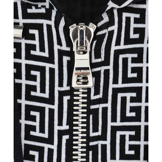 Balmain Black Cotton Sweatshirt