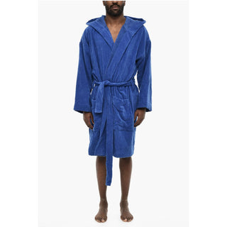 Dsquared² Terry Cottton Bathrobe with Belt