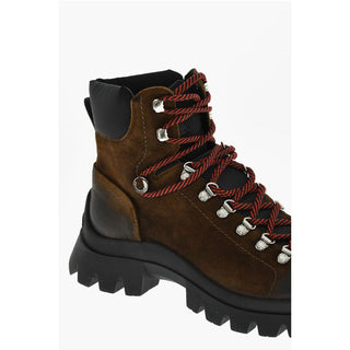 Dsquared² Leather Vintage Effect BUBBLE Mountain Boots