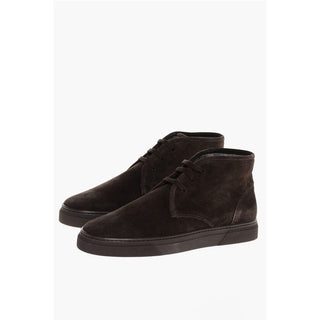 Corneliani Suede Desert Boots With Rubber Sole