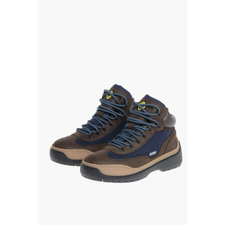 Dior Leather HIKING Booties with Canvas Inserts