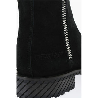 Off-White Suede COMBAT Booties