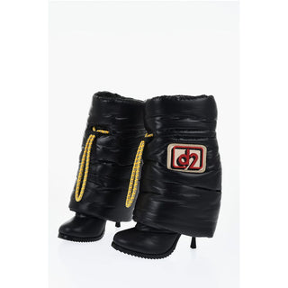 Dsquared² Quilted Nylon PUFFY Boots with Drawstringed Closure 10cm