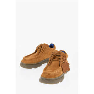 Burberry Suede Wallabee Shoes with Rubber Sole