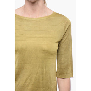 ArchivioB Viscose Sweater with 3/4 Sleeves