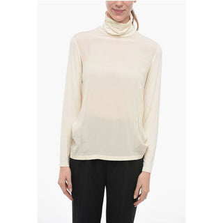 Woolrich Viscose and Silk Turtleneck Sweater