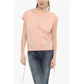 Woolrich Cotton Popeline Blouse with Laces