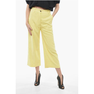 Patou Cotton Blend ICONIC Cropped Fit Pants