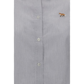 Maison Kitsuné Cropped striped Shirt