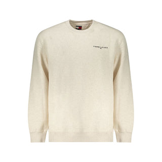 Tommy Hilfiger Beige Cotton Men Sweater