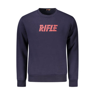Rifle Blue Cotton Men Sweater