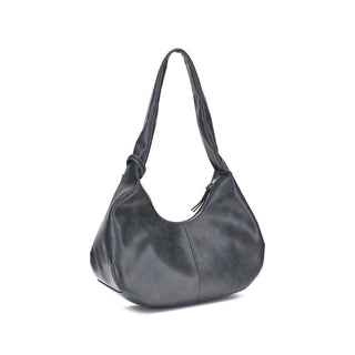 Ganni Black Lyocell Shoulder Bag
