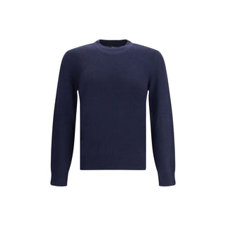 Brioni Blue Cashmere Cashmere Sweater