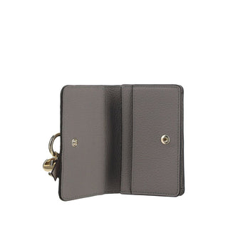 Chloé Gray Calf Leather Bos Taurus Wallet