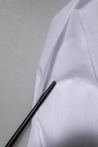 Dolce & Gabbana White Cotton GOLD Long Sleeves Formal Shirt