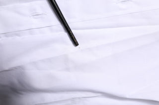 Dolce & Gabbana White MARTINI Long Sleeves Dress Formal Shirt