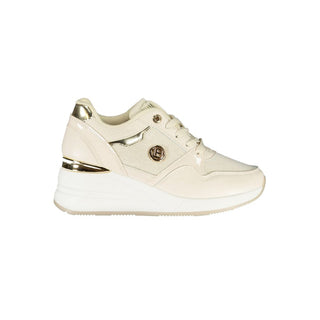 Laura Biagiotti Beige Synthetic Women Sneaker