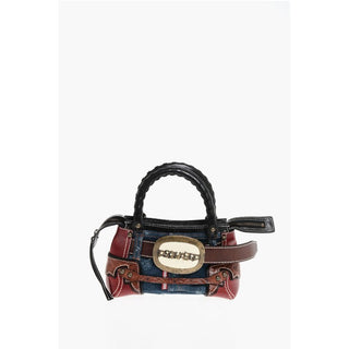 Dsquared² Patchwork Handbag with Logoed Buckle