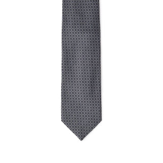 Jil Sander Gray Silk Ty