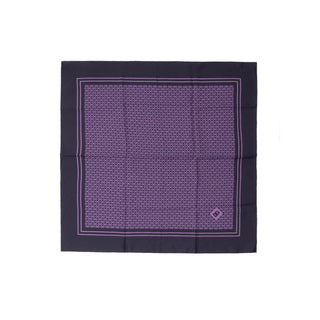 Dolce & Gabbana Purple Silk Handkerchief