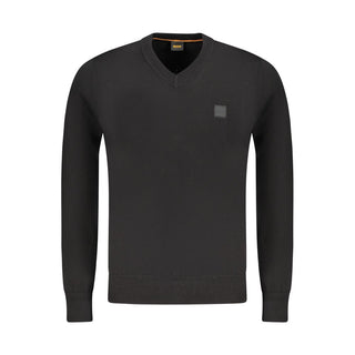 Hugo Boss Black Cotton Sweater