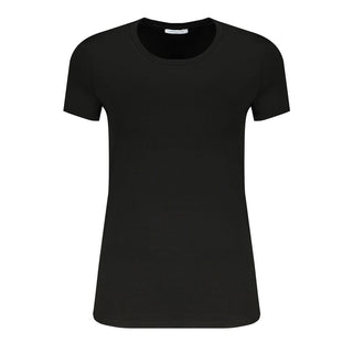 Patrizia Pepe Black Organic Cotton Women T-Shirt