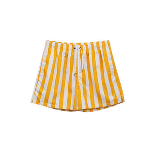Emporio Armani Yellow Polyester Swim Short