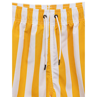 Emporio Armani Yellow Polyester Swim Short