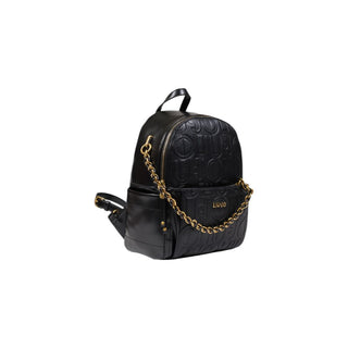 Liu Jo Black Polyethylene Backpack