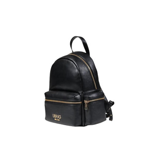 Liu Jo Black Polyester Backpack