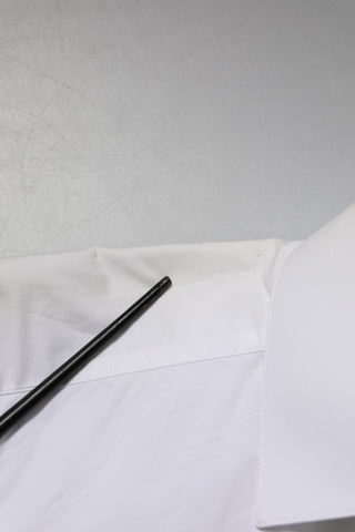 Dolce & Gabbana White Cotton GOLD Long Sleeves Dress Shirt