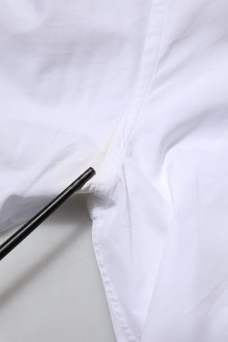 Dolce & Gabbana White Cotton GOLD Long Sleeves Men Dress Shirt