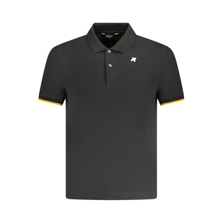 K-WAY Black Cotton Polo Shirt