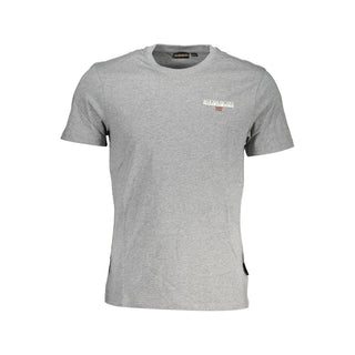Napapijri Brown Cotton Men T-Shirt