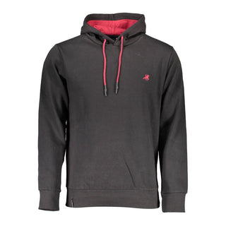 U.S. Grand Polo Black Cotton Men Sweater
