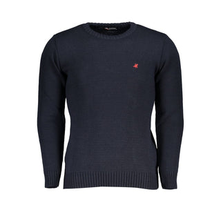 U.S. Grand Polo Blue Marabou Men Sweater