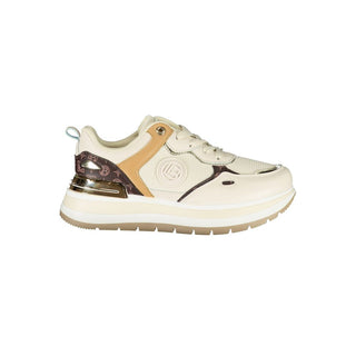 Laura Biagiotti Beige Polyester Women Sneaker