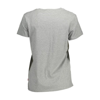 Levi's Brown Cotton Women T-Shirt