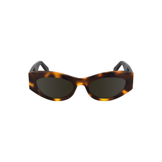 Calvin Klein Brown Acetate Women's Sunglass