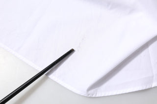 Dolce & Gabbana White Cotton Collared Shirt Long Sleeve Top