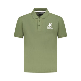 U.S. Grand Polo Green Cotton Men Polo Shirt