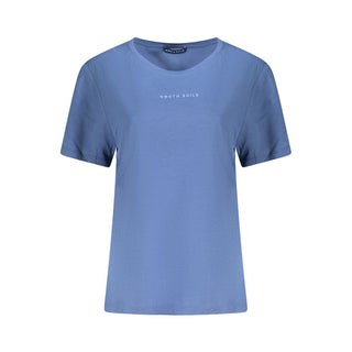North Sails Blue Cotton Women T-Shirt