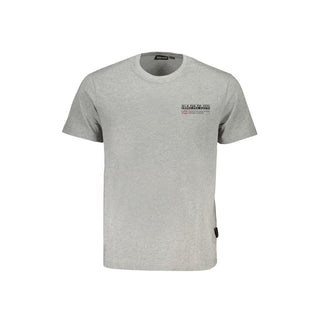 Napapijri Brown Cotton Men T-Shirt