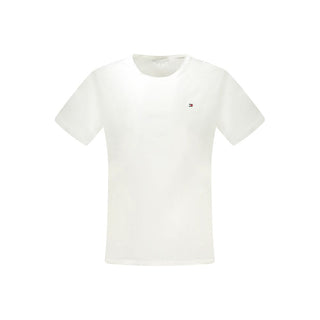 Tommy Hilfiger White Cotton Men TShirt