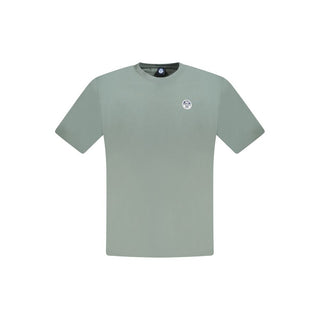 North Sails Green Cotton Men T-Shirt