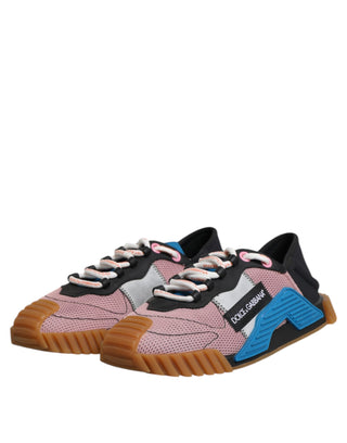 Dolce & Gabbana Multicolor Lace Up Low Top NS1 Sneakers Shoes