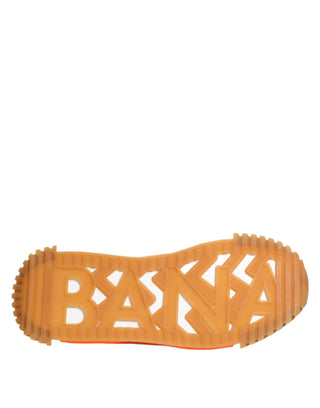 Dolce & Gabbana Multicolor Logo Low Top NS1 Sneakers Shoes